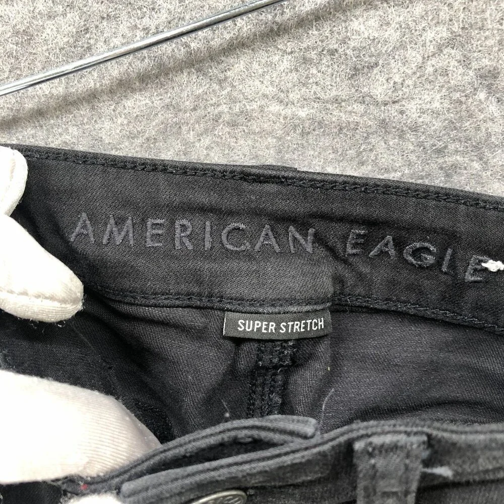 American Eagle Hi-Rise Jegging Womens‎ 0 Short Black Skinny